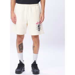 Vêtements Homme Shorts / Bermudas Obey Angel garden sweatshort Blanc
