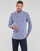 Vêtements Homme Chemises manches longues Polo Ralph Lauren CHEMISE AJUSTEE EN POPLINE DE COTON COL BOUTONNE Marine / Blanc