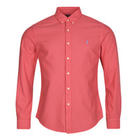 Vêtements Homme Chemises manches longues Polo Ralph Lauren CHEMISE AJUSTEE SLIM FIT EN OXFORD LEGER Rouge / Red Sky