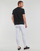 Vêtements Homme T-shirts manches courtes Polo Ralph Lauren T-SHIRT AJUSTE EN COTON LOGO POLO RALPH LAUREN Noir
