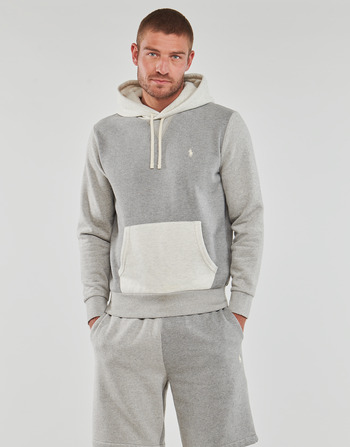 Vêtements Homme Sweats Polo Ralph Lauren SWEATSHIRT CAPUCHE EN MOLLETON COLOBLOCK Gris / New Sand Heather Multi