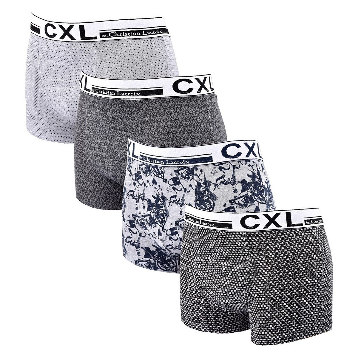 Sous-vêtements Homme Boxers Christian Lacroix Pack de 4 CXL1660 Multicolore