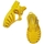 Chaussures Enfant Sandales et Nu-pieds Melissa MINI  Possession B - Yellow Jaune