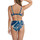 Vêtements Femme Maillots de bain séparables Lisca Bas maillot slip de bain taille haute côtés réglables Bleu