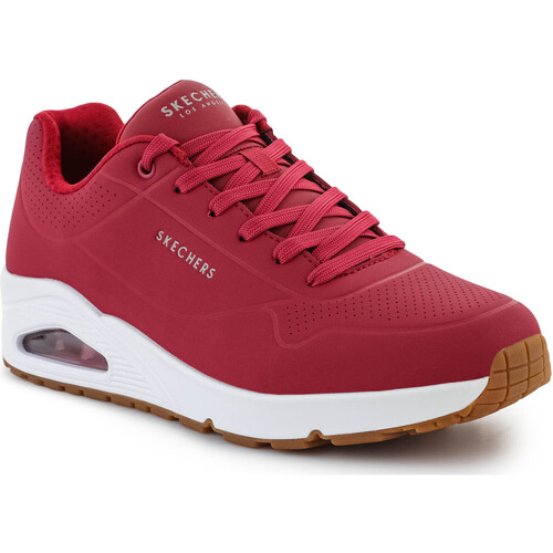 Chaussures Homme Baskets basses Skechers UNO STAND ON AIR 52458-DKRD Rouge
