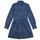 Vêtements Fille Robes courtes Polo Ralph Lauren LOUELLA DRSS-DRESSES-DAY DRESS Marine / Blanc