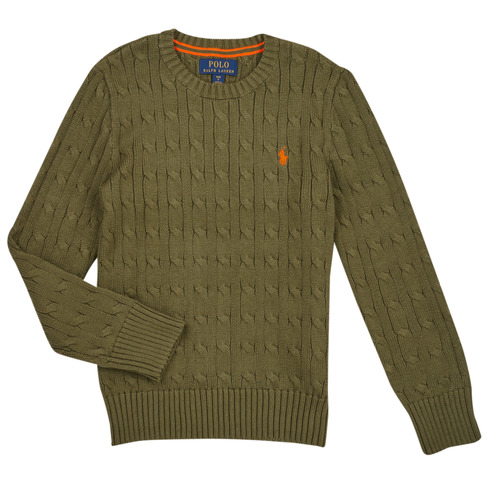 Vêtements Enfant Pulls Ls Cable Cn-tops-sweater LS CABLE CN-TOPS-SWEATER Kaki