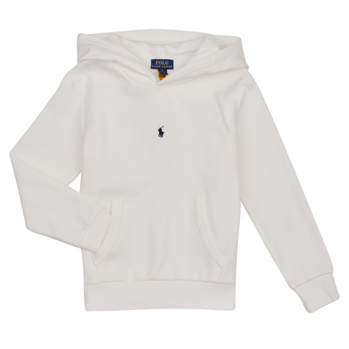 Vêtements Garçon Sweats Tops / Blouses LS HOODIE M2-KNIT SHIRTS-SWEATSHIRT Blanc