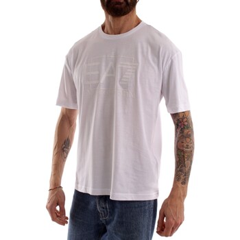 Vêtements Homme T-shirts manches courtes Emporio Armani EA7 3RPT09 Blanc