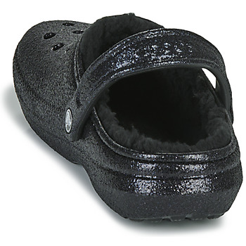 Crocs Classic Glitter Lined Clog Noir