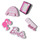 Accessoires Accessoires chaussures Crocs JIBBITZ Barbie 5Pck Multicolore
