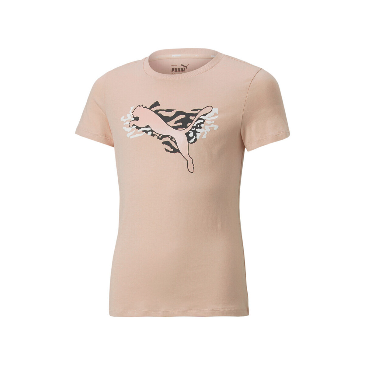 Vêtements Fille T-shirts manches courtes Puma 670213-47 Rose