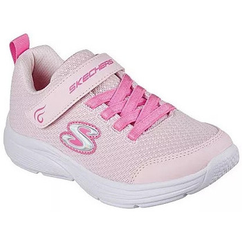Chaussures Fille Baskets mode Skechers WAVY LITES BLISSFULLY FREE PINK Rose