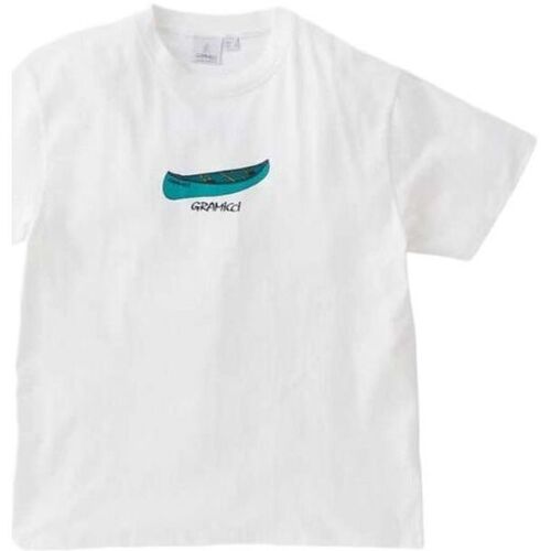Vêtements Homme T-shirts match manches courtes Gramicci T-shirt Canoe Homme White Blanc