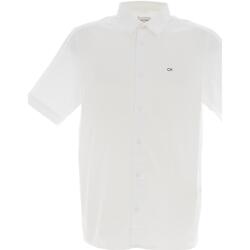 Vêtements Homme Chemises manches courtes Calvin Klein Jeans Stretch poplin s/s r Blanc