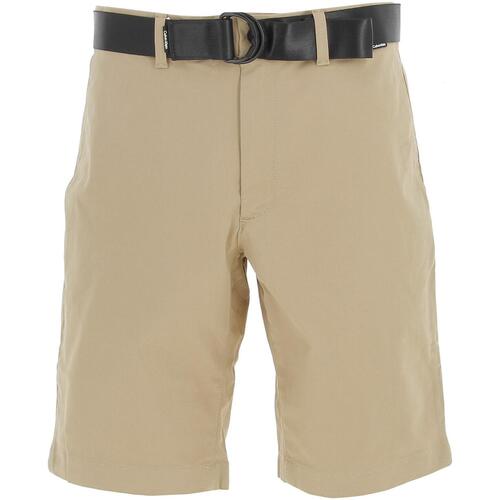 Vêtements large Shorts / Bermudas Calvin Klein Jeans Modern twill slim sh Beige