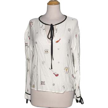 Vêtements Femme Calvin Klein Jeans Zara blouse  38 - T2 - M Blanc Blanc