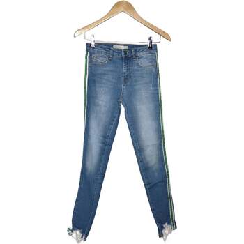 Vêtements Femme Jeans Zara jean slim femme  34 - T0 - XS Bleu Bleu