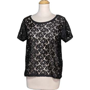 Vêtements Femme Tables de chevet H&M top manches courtes  34 - T0 - XS Noir Noir
