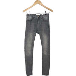 Vêtements Femme Jeans Topshop jean slim femme  34 - T0 - XS Gris Gris