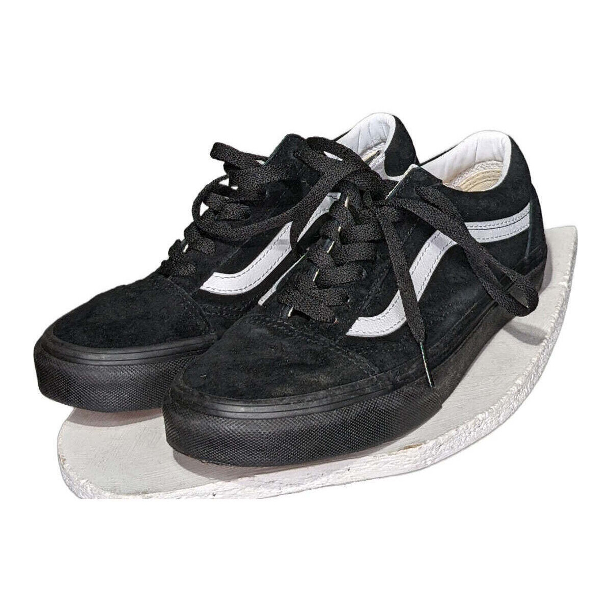 Chaussures Femme Baskets mode Vans paire de chaussures plates  36.5 Noir Noir