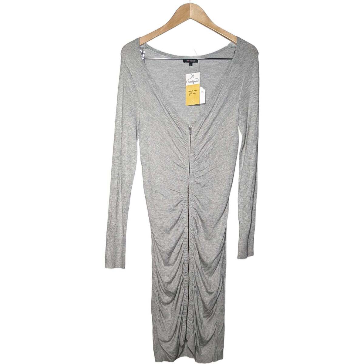 Vêtements Femme Robes Morgan robe mi-longue  40 - T3 - L Gris Gris