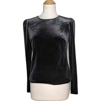 Vêtements Femme Parures de lit Camaieu top manches longues  36 - T1 - S Noir Noir