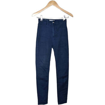 Vêtements Femme Pantalons Pull And Bear 34 - T0 - XS Bleu
