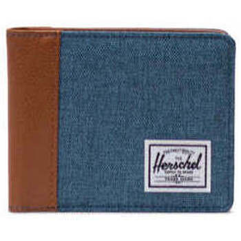 Sacs Portefeuilles Herschel Hank II RFID Copen Blue Crosshatch Bleu