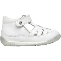 Chaussures Fille Sandales et Nu-pieds Falcotto Sandales semi-fermée en cuir MIPOS blanc