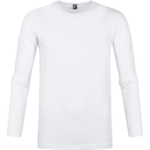 Vêtements Homme T-shirts & Polos Alan Red Olbia Manches Longues Blanc (1pièce) Blanc