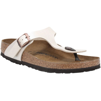 Chaussures Femme Sandales et Nu-pieds Birkenstock GIZEH BF PEARL WHITE Blanc