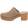 Chaussures Femme Mules Carmela 160461 TAUPE Marron