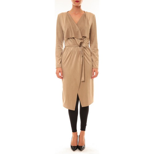 La Vitrine De La Mode By La Vitrine Cardigan asymétrique Nina beige Beige -  Vêtements Gilets / Cardigans Femme 8,80 €