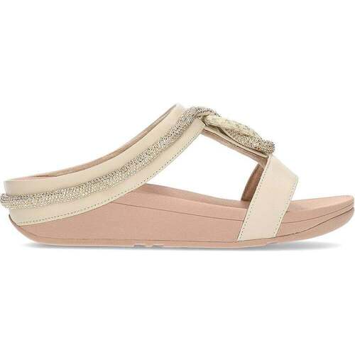 Chaussures Femme Rose is in the air FitFlop SANDALES  FINE FQ4 Beige