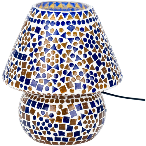 Maison & Déco Lampes à poser Signes Grimalt Lampe Marocaine Bleu