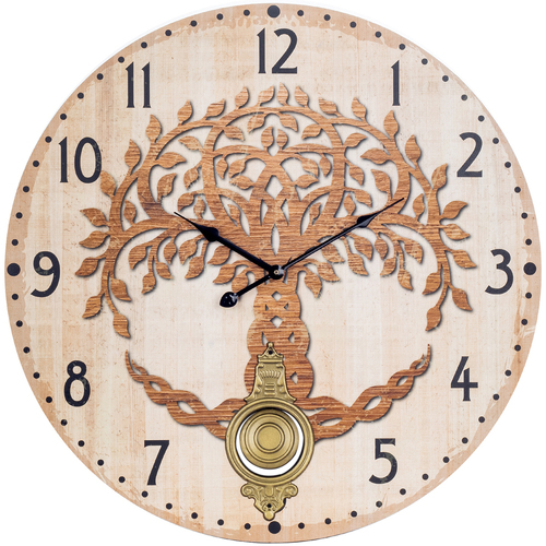Housses de coussins Horloges Signes Grimalt Watch De L'Arbre De Vie Marron