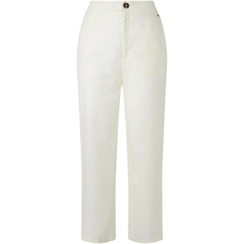 Vêtements Femme Pantalons fluides / Sarouels Pepe White jeans PL211600 Blanc