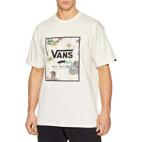 Vêtements Homme T-shirts & Polos Vans T-Shirt  MN Classic Print Box Antique White/desert Blanc