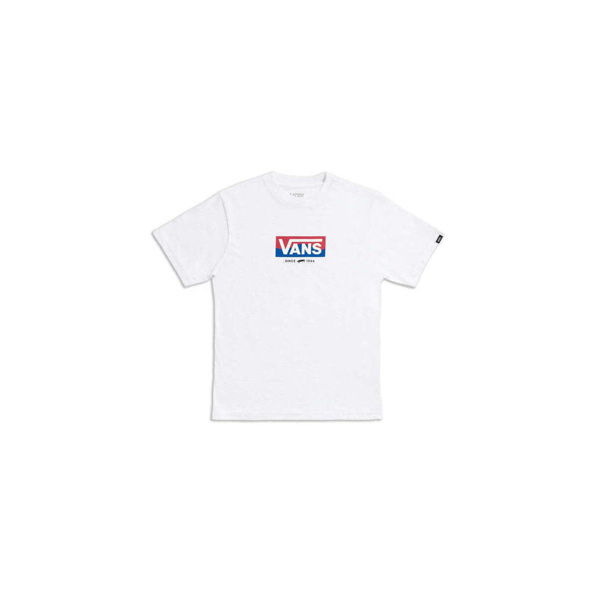 Vêtements Garçon T-shirts & Polos Vans T-Shirt  BY EASY LOGO SS BOYS WHITE Blanc