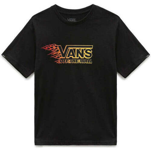Vêtements Garçon T-shirts & Polos Vans T-Shirt  BY Metallic Flame Ss Black - Kids Noir