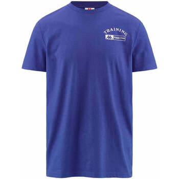 Vêtements Homme T-shirts manches courtes Kappa T-shirt  Shu Organic Authentic Bleu, blanc cassé