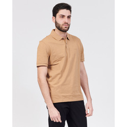 Vêtements Homme T-shirts & Polos BOSS Polo Pallas avec logo brodé Beige