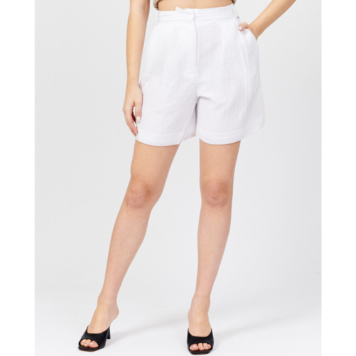Vêtements Femme Shorts / Bermudas EAX Short avec 2 poches avec zip Blanc
