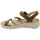 Chaussures Femme Sandales et Nu-pieds Walk & Fly SANDALE WALK & FLY 9371-30032 CUIR KAKI-BEIGE Vert