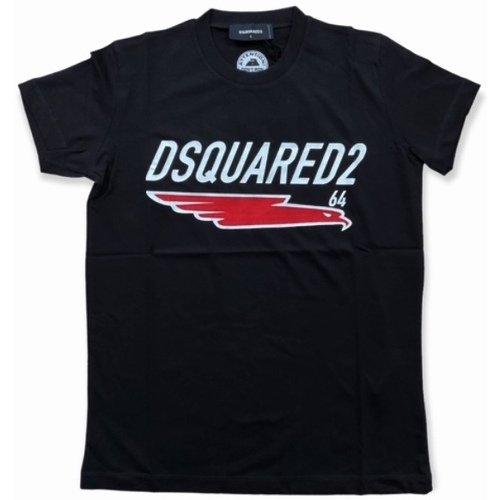 Dsquared T-SHIRT Noir - Vêtements T-shirts & Polos Homme 92,00 €