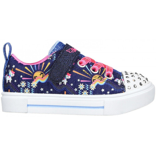 Chaussures Fille Baskets mode Skechers Twinkle sparks -unicorn sunsh Multicolore