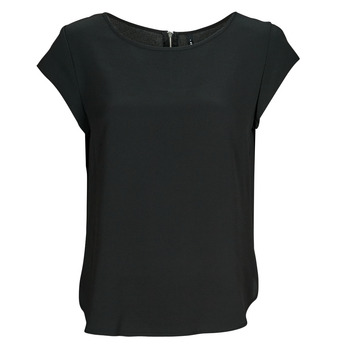 Vêtements Femme T-Tribel 58 cotton T-shirt Only ONLVIC S/S SOLID TOP  PTM Noir