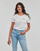 Vêtements Femme T-shirts manches courtes Only ONLKITA S/S LOGO TOP Blanc