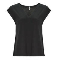 Vêtements Femme T-shirts manches courtes Only ONLFREE S/S MODAL V-NECK TOP JRS Noir